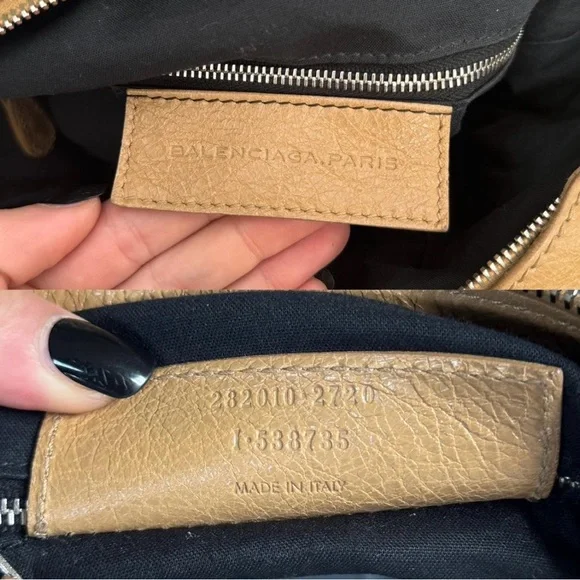 Balenciaga Tan City Bag Authentic Vintage - Picture 3 of 8